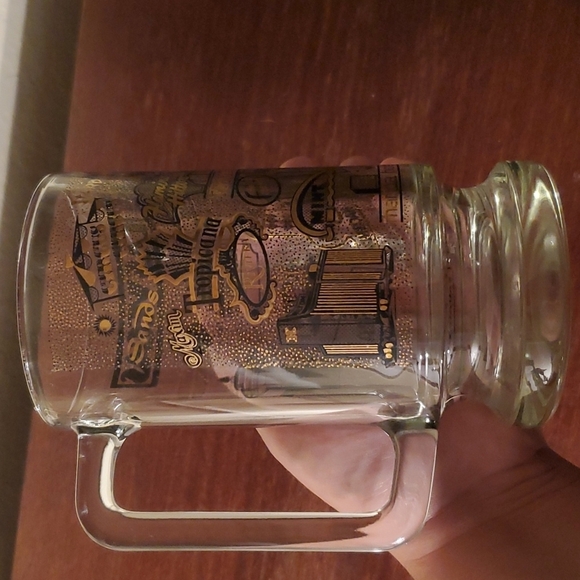 Vintage VTG Las Vegas strip glass stein mug - Picture 5 of 12